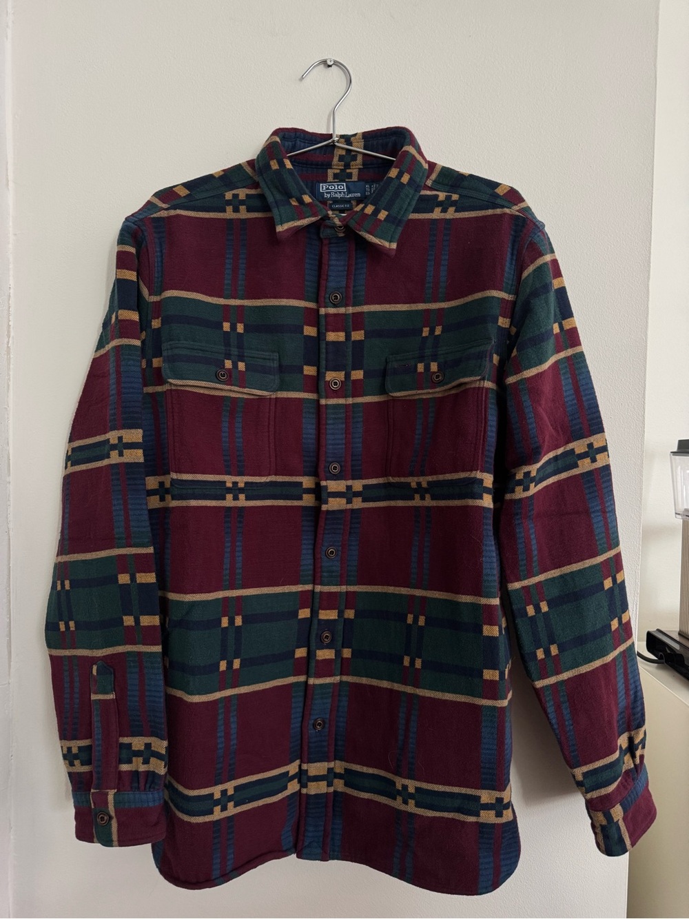 Polo Ralph Lauren Plaid Button Down Size XL Like New